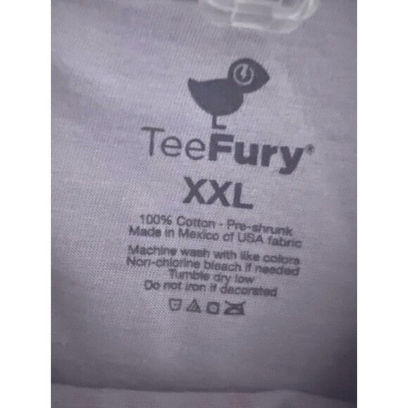 TeeFury Gray Graphic T-Shirt 2XL Movie The Interview Novelty Cotton Stretch New - Picture 3 of 3